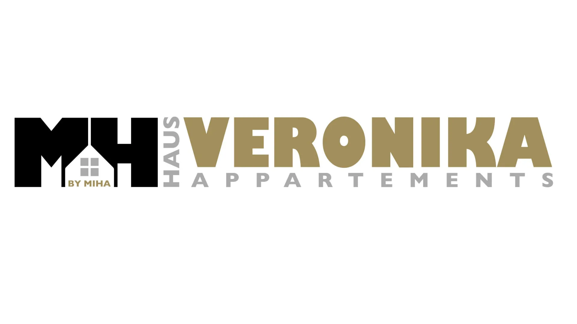 Logo von Haus Veronika mit dem Schriftzug und einem Haus-Symbol